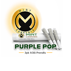 Mint Premium 0.5g/3pk Prerolls - Purple Pop