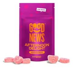 Good News Live Resin Gummies 20pk (100mg) Afternoon Delight