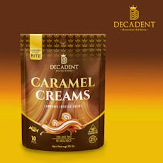 Decadent Candy Chews 100 MG Caramel Creams