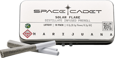Stuck in Orbit | Solar Flare | Distillate Infused Pre-Roll Pack 0.7g (10ct)