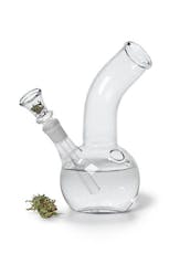 8" Glass Bubble Water Pipe