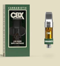 Cannabiotix Live Resin Sauce Cart .5g Grape Gasby