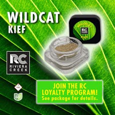 Riviera Creek - Kief - Wild Cat (S) - 1g