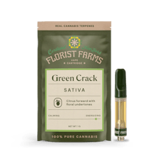 Florist Farms | Green Crack | Sativa | Cart | 1g