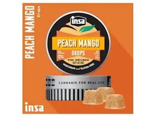 Insa Fruit Chews 20pk (100mg) Peach Mango
