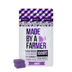 MADE BY A FARMER | GRAPE BREATH | INDICA | GUMMIES | 2x100MG | REC