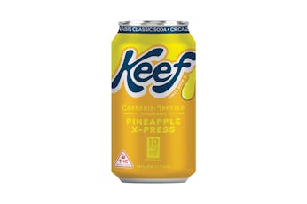 Pineapple X-press Soda - 10mg - 12 oz can