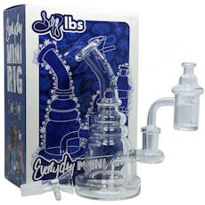 Swed Dogg Lbs | Rig | Water Pipe | 6.5" | Everyday Collection #1 | Box Set w/Bowl, Banger & Carb Cap