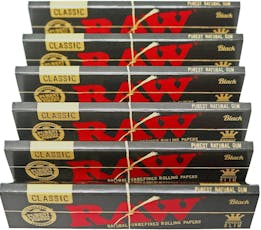 Raw Black Classic King Size Slim Papers