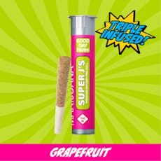 GDF: Infused Pre-Roll | Grapefruit x Billy Ocean | Super J's | 1g