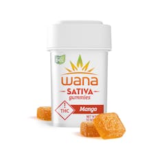Sour Mango (Sativa) - Gummies - 10PK - 110mg - WANA