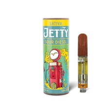 Jetty | High THC Vape Cartridge | Sour Diesel | 1g