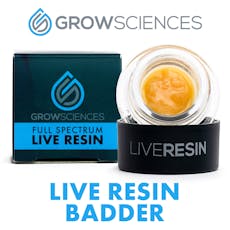 Grow Sciences | 1g Live Resin Badder | Phenopolitan