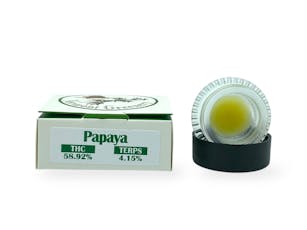 Papaya 1g Live Hash Rosin