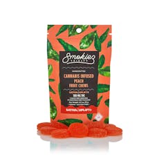 Peach Fruit Chew 100mg (10-Pack | 10mg Each)