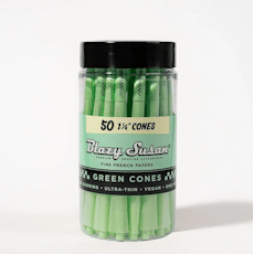 BLAZY SUSAN GREEN CONES 1-1/4" (50CT)