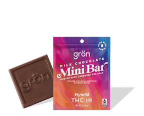 GRON | MILK CHOCOLATE MINI BAR ( HYBRID ) | 100MG