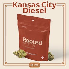ROOTED - PREPACK - 3.5G - KANSAS CITY DIESEL - SATIVA