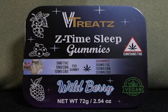Vtreatz | Z-Time Sleep Gummies 1:2:1 (CBD/CBN)