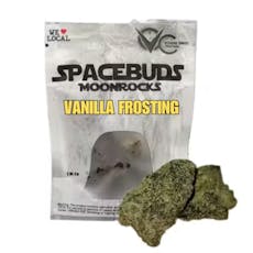 Spacebuds Bubble Hash/ Hash Rosin Moonrocks 4g - Vanilla Frosting