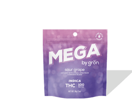 GRÖN | Sour Grape | 100mg Mega Gummie Pearl