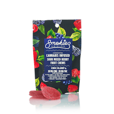 Smokiez - Gummies Sour 1:1 - Mixed Berry (I) (100mg THC/CBN)
