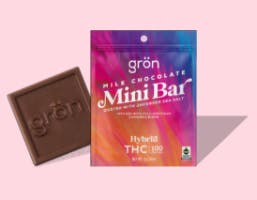 Gron Mini Bar - Milk Chocolate w/ Sea Salt (h) - Chocolate - 100mg