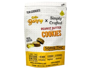 RBR Milk Chocolate Peanut Butter Cookies 10pk 50mg THC 8404960393