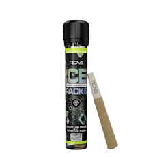 Sour Lime Haze Ice Packs Diamond Hash Infused Pre-Roll | 1g