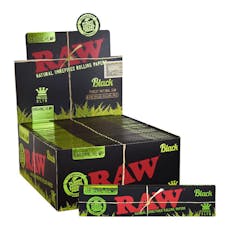 RAW Organic Black King Size Slim Rolling Papers