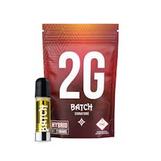 Batch Distillate Cartridge 2g; Tropical Storm