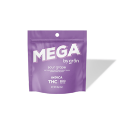 Grön MEGA Pearls Edibles 2pk/100mg- Sour Grape