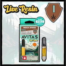 Avitas Grape Fritter Live Resin Cartridge | 1g