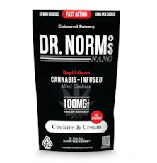 Dr. Norms | Mini Cookies 100mg (NANO) | Cookies n' Cream (10PK)