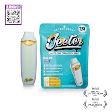 Jeeter Liquid Diamonds Disposable Vape 1g Blue ZKZ