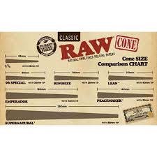 RAW Papers Organic Hemp 1 + 1/4" Rolling Papers