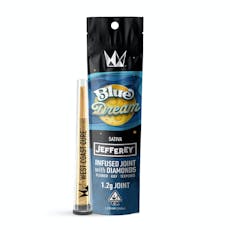 West Coast Cure x Jefferey - Gods Gift (Indica) Diamond Infused Preroll 1.2g
