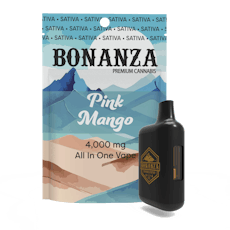 Bonanza Cannabis Company - Pink Mango (Sativa) Disposable Vape 4g
