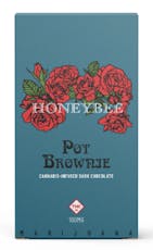 Honeybee x Grateful Dead Pot Brownie 1:1 THC/CBD Dark Chocolate Bar (100mg)