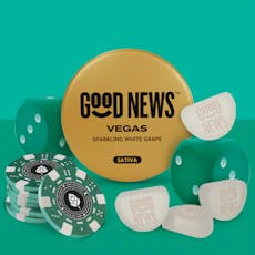Good News Gummies Vegas Sparkling White Grape (S) 100mg