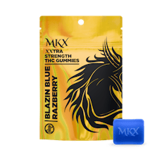 Blazin Blue Raspberry 200mg Gummies by MKX