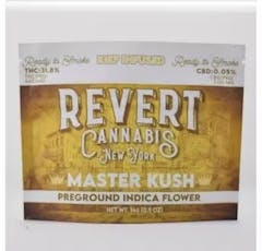 Revert | Master Kush Kief Infused Ground Flower | 14 Grams