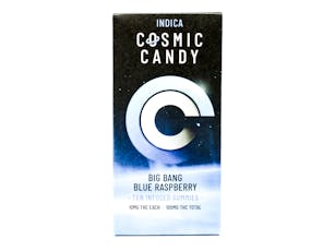 NWCS Big Bang Blue Raspberry Cosmic Candy Indica 10pk 100mg 46337 SW|S50
