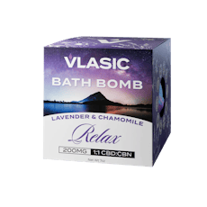 Vlasic | Bath Bomb | 1:1 | CBD:CBN | Lavander & Chamomile | Relax | 200 mg