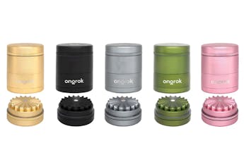 5 Piece Flower Petal Toothless Grinder CoBranded | Black
