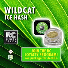Riviera Creek - Concentrate - Wild Cat Ice Hash (S) 0.5g