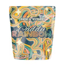 Tru Infusion Flower Mylar 3.5g: Caddy Rainbow