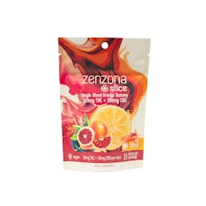 zenzona Slice 1:1 (100mg THC/100mg CBD) Blood Orange - Sativa