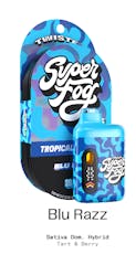 Super Fog TWISTED Jefe XL PLUS Disposable 2g - Blue Razz