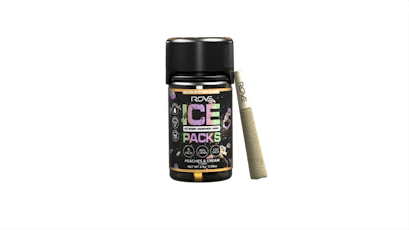 Ice Packs Infused Peaches and Cream Pre-Roll Pack 2.5g (0.5g ea | 5-Pack)